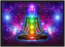 Ver imagem 1 de Quadro Decorativo Buda Budismo Religiosidade Chácras Decorações Com Moldura G01