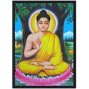 Ver imagem 1 de Quadro Decorativo Buda Budismo Religiosidade Chácras Decorações Com Moldura G05
