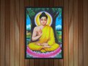 Ver imagem 2 de Quadro Decorativo Buda Budismo Religiosidade Chácras Decorações Com Moldura G05