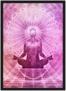 Ver imagem 1 de Quadro Decorativo Buda Budismo Religiosidade Chácras Decorações Com Moldura G06