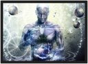 Ver imagem 1 de Quadro Decorativo Buda Budismo Religiosidade Chácras Decorações Com Moldura G08