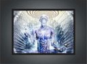 Ver imagem 3 de Quadro Decorativo Buda Budismo Religiosidade Chácras Decorações Com Moldura G09