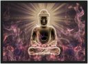 Ver imagem 1 de Quadro Decorativo Buda Budismo Religiosidade Chácras Decorações Com Moldura G12
