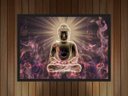 Ver imagem 3 de Quadro Decorativo Buda Budismo Religiosidade Chácras Decorações Com Moldura G12