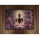 Ver imagem 3 de Quadro Decorativo Buda Budismo Religiosidade Chácras Decorações Com Moldura G12