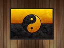 Ver imagem 2 de Quadro Decorativo Buda Budismo Religiosidade Yin Yang Chácras Decorações Com Moldura
