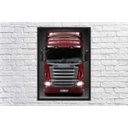 Ver imagem 2 de Quadro Decorativo Caminhão Salas Quartos Decorações Com Moldura G04