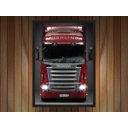 Ver imagem 3 de Quadro Decorativo Caminhão Salas Quartos Decorações Com Moldura G04