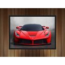 Ver imagem 4 de Quadro Decorativo Carros Ferrari Vermelha Salas Quartos Decorações Com Moldura G01