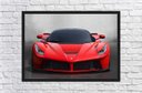 Ver imagem 3 de Quadro Decorativo Carros Ferrari Vermelha Salas Quartos Decorações Com Moldura G01