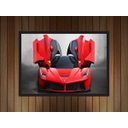 Ver imagem 2 de Quadro Decorativo Carros Ferrari Vermelha Salas Quartos Decorações Com Moldura G03