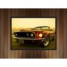 Quadro Decorativo Carros Mustang Salas Quartos Decorações Com Moldura G01 - 3