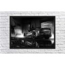 Ver imagem 3 de Quadro Decorativo Carros Ferrari Preto e Branco Salas Quartos Decorações Com Moldura