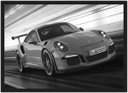 Ver imagem 1 de Quadro Decorativo Carros Porsche Preto e Branco Salas Quartos Decorações Com Moldura G02