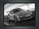 Ver imagem 3 de Quadro Decorativo Carros Porsche Preto e Branco Salas Quartos Decorações Com Moldura G02