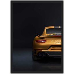 Quadro Decorativo Carros Porsche Salas Quartos Decorações Com Moldura G04 - 1