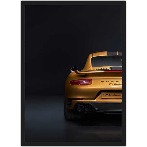 Quadro Decorativo Carros Porsche Salas Quartos Decorações Com Moldura G04