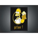 Ver imagem 4 de Quadro Decorativo Cerveja Homer Simpsons Salas Quartos Decorações Com Moldura G01