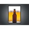 Quadro Decorativo Cerveja Bebidas Bares Churrasco Gourmet Salas Quartos Decorações Com Moldura G02 - 3