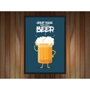 Ver imagem 3 de Quadro Decorativo Cerveja Bebidas Bares Boas Ideias Churrasco Gourmet Salas Quartos Decorações