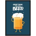 Ver imagem 1 de Quadro Decorativo Cerveja Bebidas Bares Boas Ideias Churrasco Gourmet Salas Quartos Decorações
