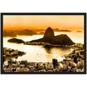 Ver imagem 1 de Quadro Decorativo Cidades Famosas Rio De Janeiro Decorações Com Moldura