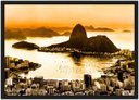 Ver imagem 1 de Quadro Decorativo Cidades Famosas Rio De Janeiro Decorações Com Moldura