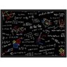 Quadro Decorativo Ciências Matemática Fórmulas Números Decorações Com Moldura G01 - 1