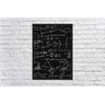 Quadro Decorativo Ciências Matemática Fórmulas Números Decorações Com Moldura G02 - 4