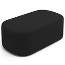 Ver imagem 4 de Cabeceira Cama Box 100cm Lanna com Puff Recamier Doha W01 Bouclê Preto - Lyam Decor