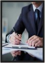 Ver imagem 1 de Quadro Decorativo Contabilidade Escritórios Contador Economia Decorações Com Moldura G01