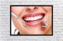 Ver imagem 4 de Quadro Decorativo Dentista Consultórios Odontologia Dentes Sorriso Decorações Com Moldura G05