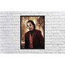 Ver imagem 4 de Quadro Decorativo Coringa Super Heróis Geek Salas Quartos Com Moldura Decorações 04