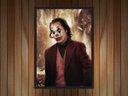 Ver imagem 2 de Quadro Decorativo Coringa Super Heróis Geek Salas Quartos Com Moldura Decorações 04