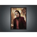 Ver imagem 3 de Quadro Decorativo Coringa Super Heróis Geek Salas Quartos Com Moldura Decorações 04