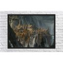 Ver imagem 4 de Quadro Decorativo Senhor Dos Anéis Super Heróis Geek Salas Quartos Com Moldura G01
