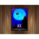 Ver imagem 2 de Quadro Decorativo E.T Cinema Filmes Geek Salas Quartos Com Moldura