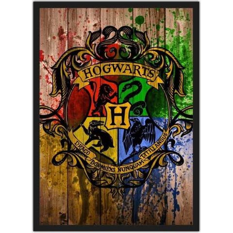 Quadro Decorativo Harry Potter Cinema Filmes Geek Salas Quartos Com Moldura G01