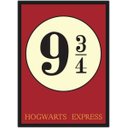 Ver imagem 1 de Quadro Decorativo Harry Potter Cinema Filmes Geek Salas Quartos Com Moldura G02