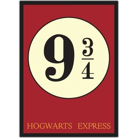 Quadro Decorativo Harry Potter Cinema Filmes Geek Salas Quartos Com Moldura G02