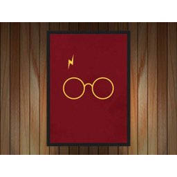 Quadro Decorativo Harry Potter Cinema Filmes Geek Salas Quartos Com Moldura G03 - 2