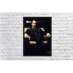 Quadro Decorativo Poderoso Chefão Cinema Filmes Geek Salas Quartos Com Moldura G04 - 4