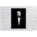 Ver imagem 4 de Quadro Decorativo Poderoso Chefão Cinema Filmes Geek Salas Quartos Com Moldura G07