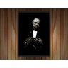 Quadro Decorativo Poderoso Chefão Cinema Filmes Geek Salas Quartos Com Moldura G09 - 2