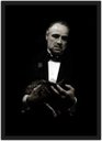 Ver imagem 1 de Quadro Decorativo Poderoso Chefão Cinema Filmes Geek Salas Quartos Com Moldura G09