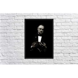 Quadro Decorativo Poderoso Chefão Cinema Filmes Geek Salas Quartos Com Moldura G09 - 4