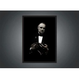 Quadro Decorativo Poderoso Chefão Cinema Filmes Geek Salas Quartos Com Moldura G09 - 3