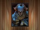 Ver imagem 2 de Quadro Decorativo It Terror Palhaço Cinema Filmes Geek Salas Quartos Com Moldura