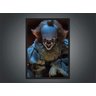 Quadro Decorativo It Terror Palhaço Cinema Filmes Geek Salas Quartos Com Moldura - 3