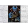 Quadro Decorativo It Terror Palhaço Cinema Filmes Geek Salas Quartos Com Moldura - 4